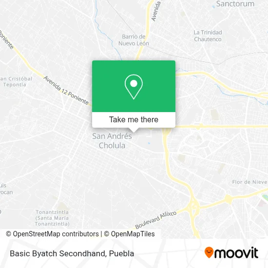 Basic Byatch Secondhand map