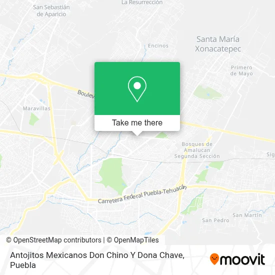 Antojitos Mexicanos Don Chino Y Dona Chave map