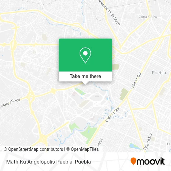 Math-Kü Angelópolis Puebla map