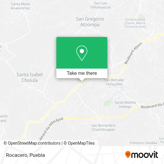 Rocacero map