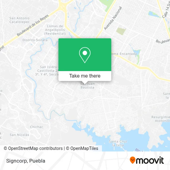Signcorp map