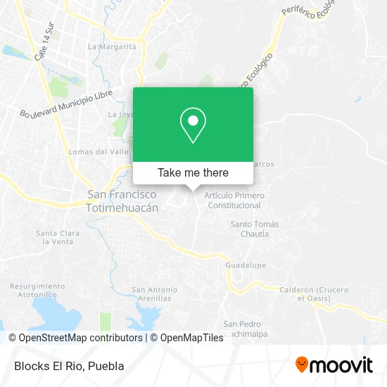 Blocks El Rio map