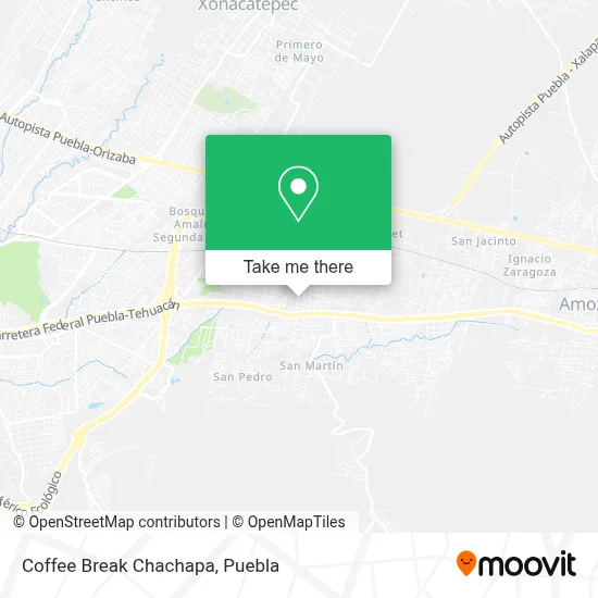 Coffee Break Chachapa map