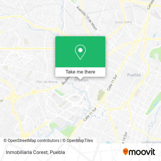 Inmobiliaria Corest map