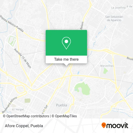 Afore Coppel map