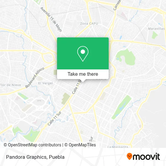 Pandora Graphics map