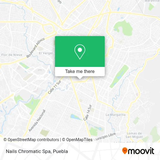Nails Chromatic Spa map