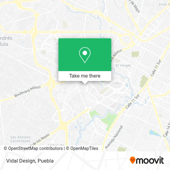 Vidal Design map