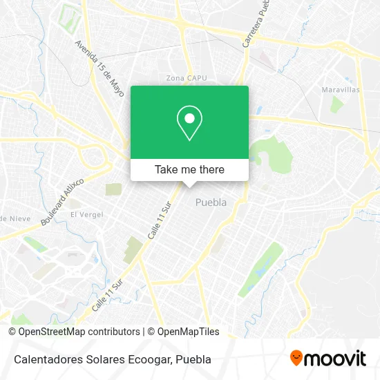 Calentadores Solares Ecoogar map
