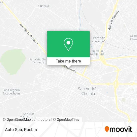 Auto Spa map
