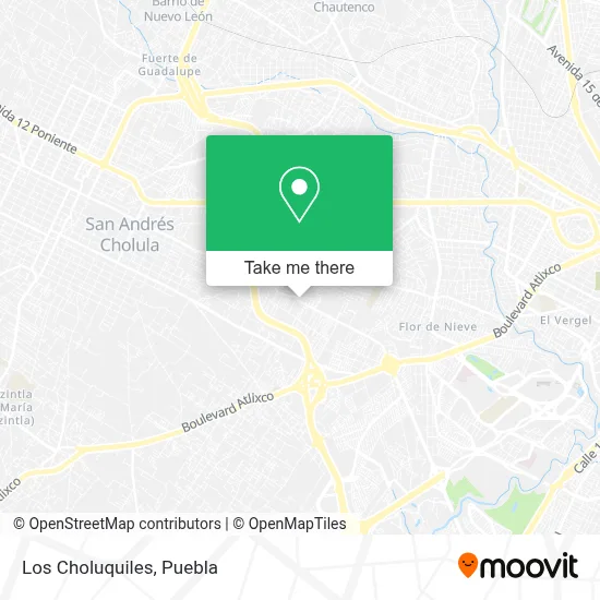 Los Choluquiles map