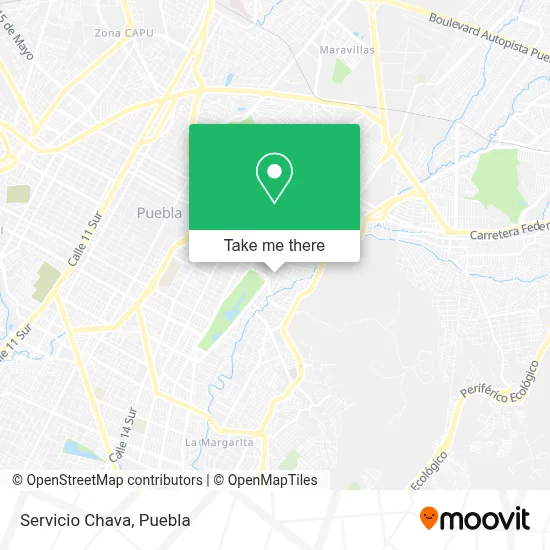 Servicio Chava map