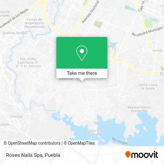 Roses Nails Spa map