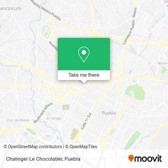 Chalinger Le Chocolatier map