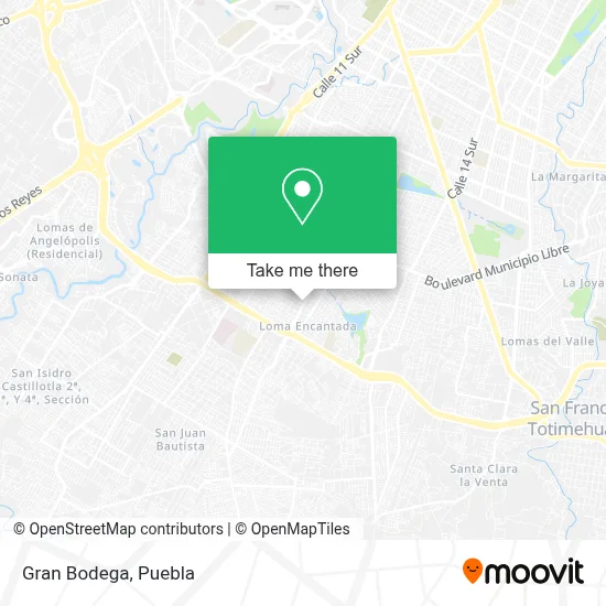 Gran Bodega map