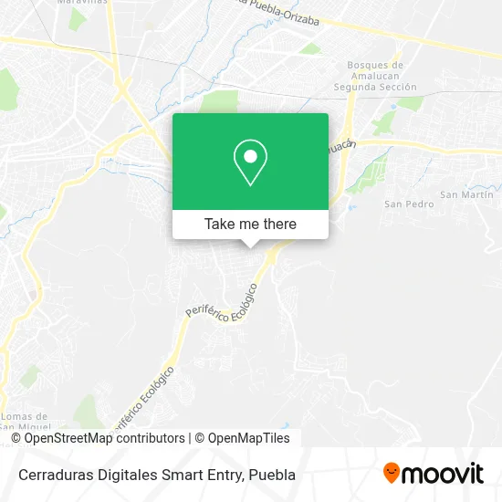 Cerraduras Digitales Smart Entry map