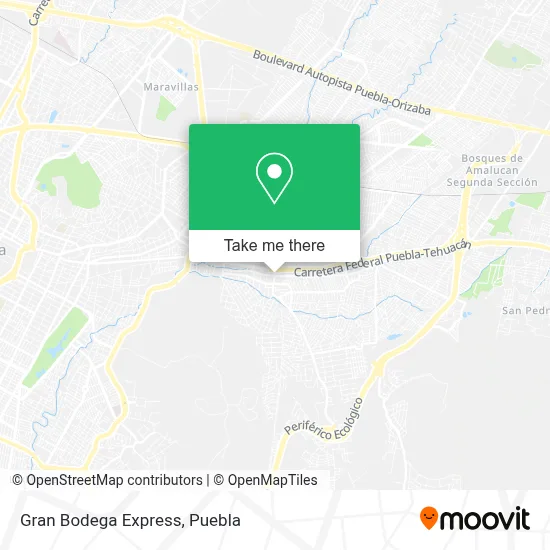 Gran Bodega Express map