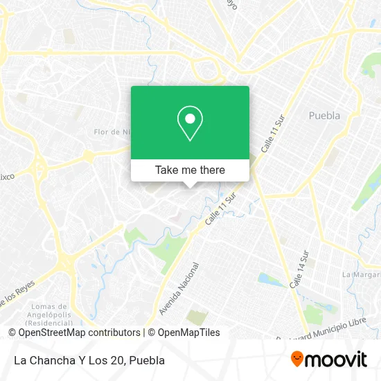 La Chancha Y Los 20 map
