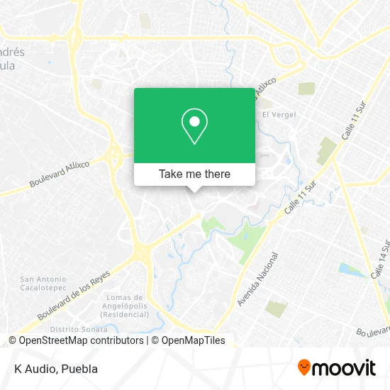 K Audio map