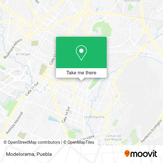 Modelorama map