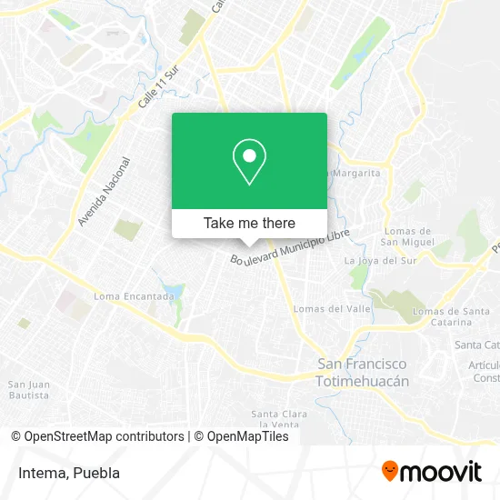 Intema map