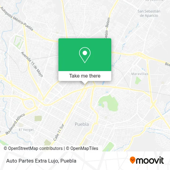 Auto Partes Extra Lujo map