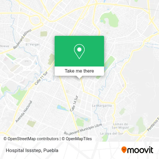 Hospital Issstep map