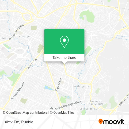 Xhtv-Fm map