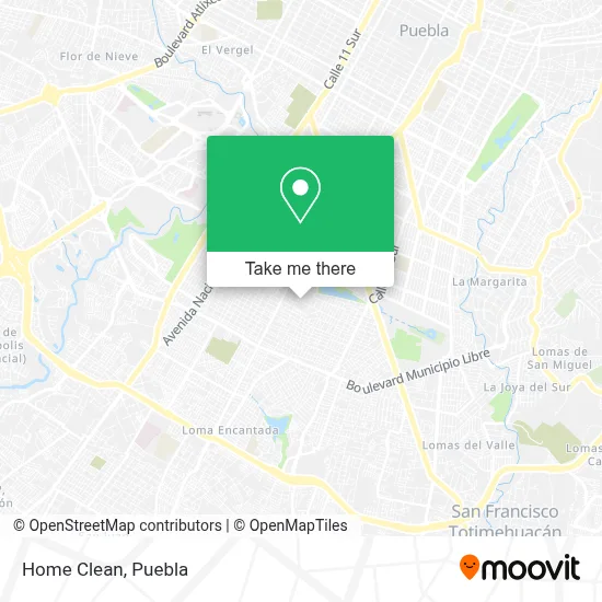 Home Clean map