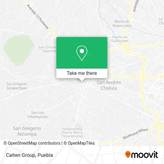 Calten Group map