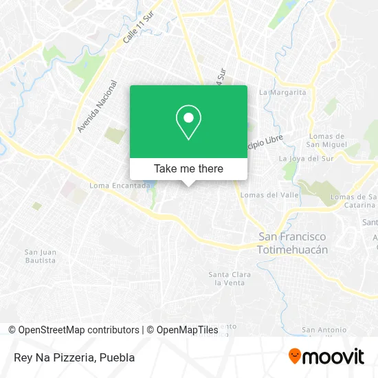 Rey Na Pizzeria map