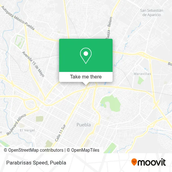 Parabrisas Speed map