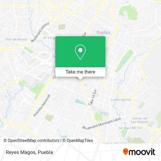 Reyes Magos map