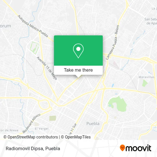 Radiomovil Dipsa map