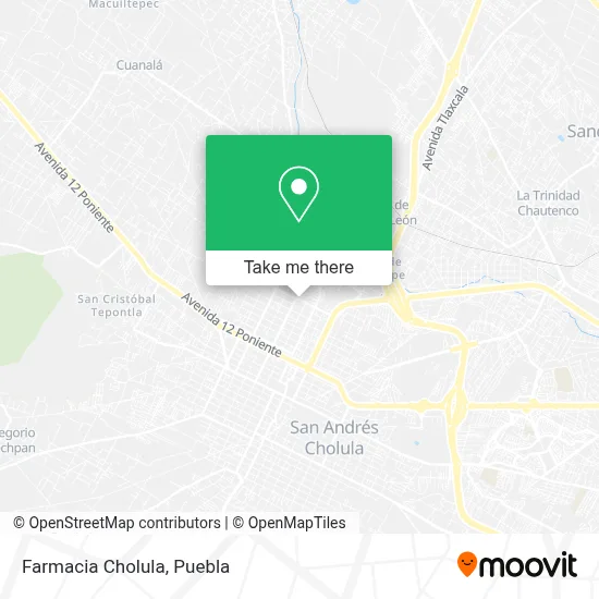 Farmacia Cholula map