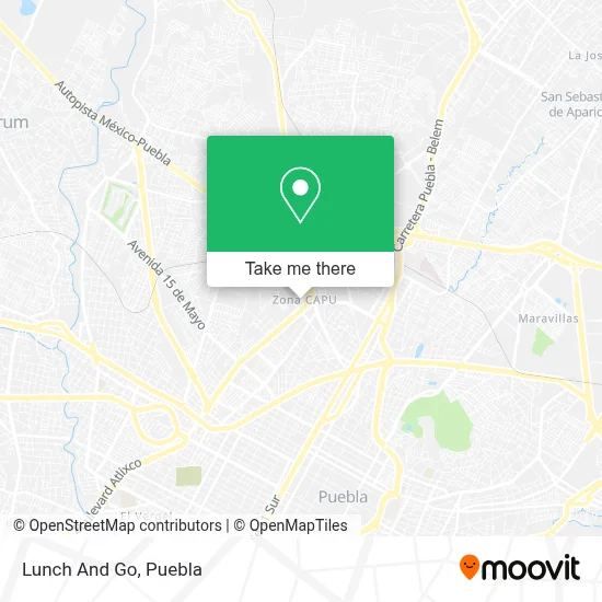 Lunch And Go map