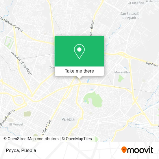Peyca map