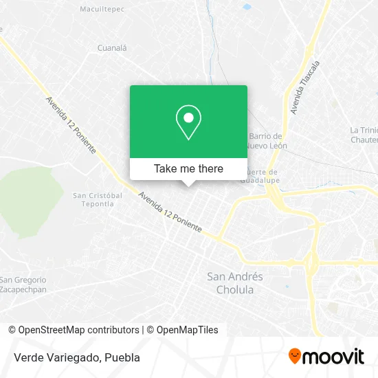Verde Variegado map