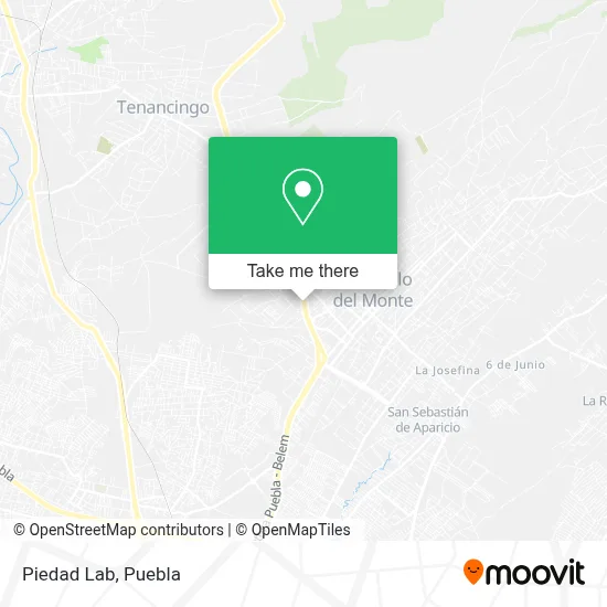 Piedad Lab map