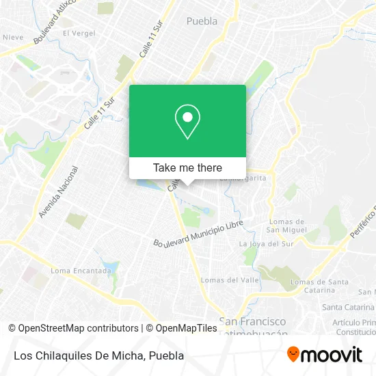 Los Chilaquiles De Micha map