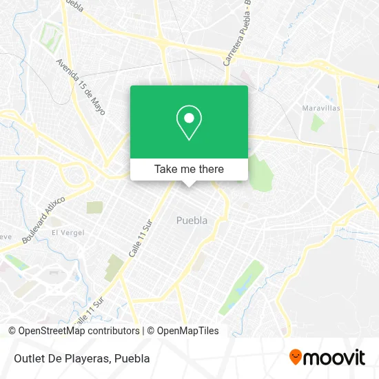 Outlet De Playeras map