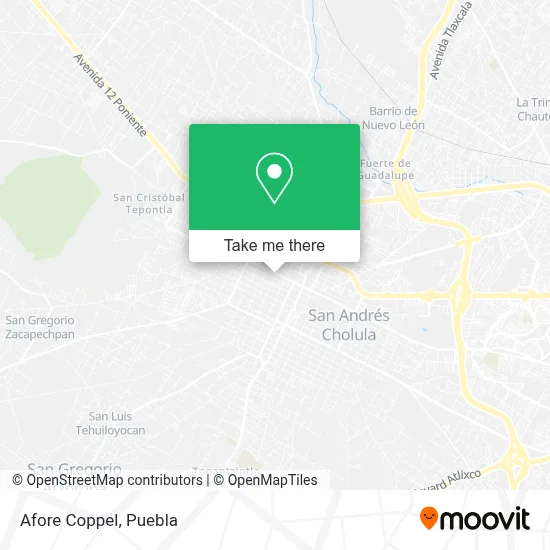 Afore Coppel map