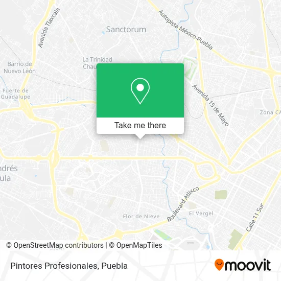 Pintores Profesionales map