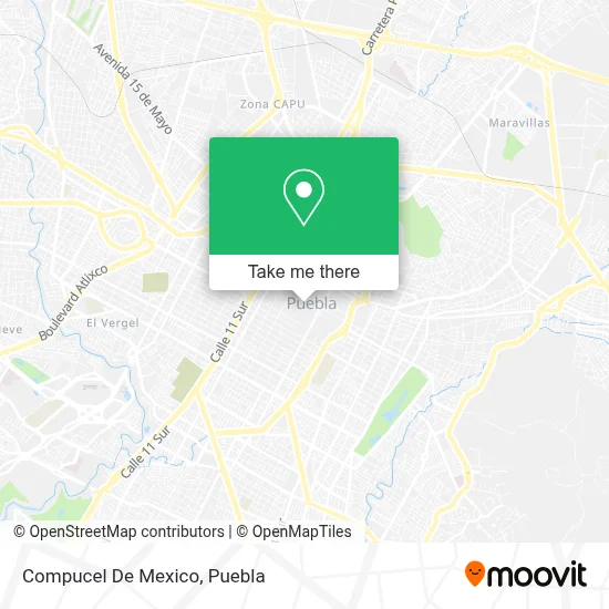Compucel De Mexico map