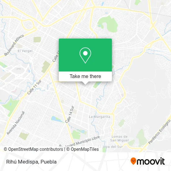 Rihú Medispa map