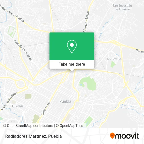 Radiadores Martínez map