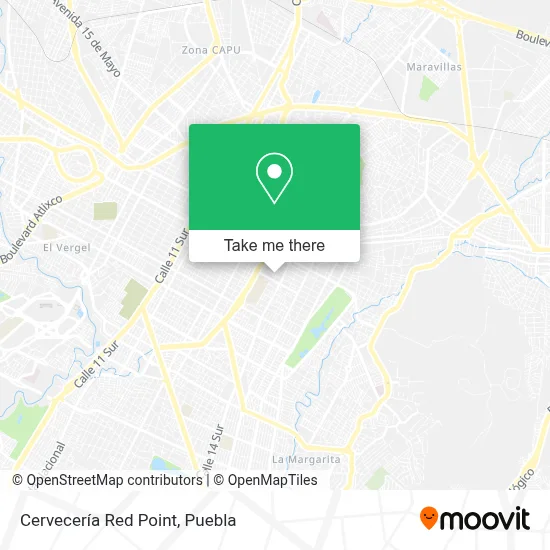 Cervecería Red Point map