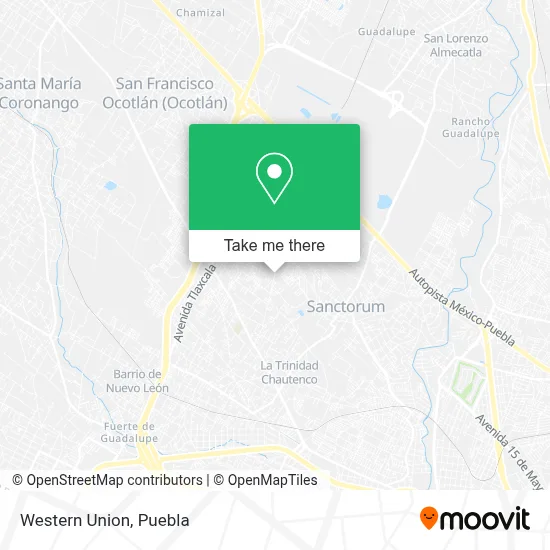 Western Union map