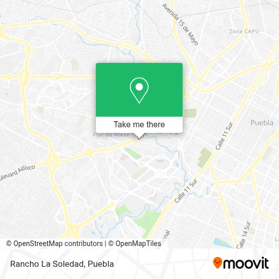 Rancho La Soledad map