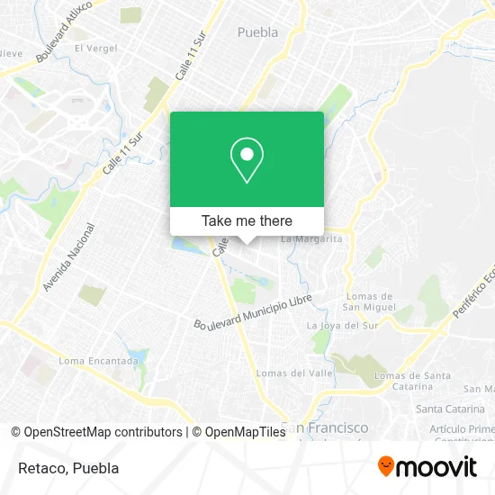 Retaco map